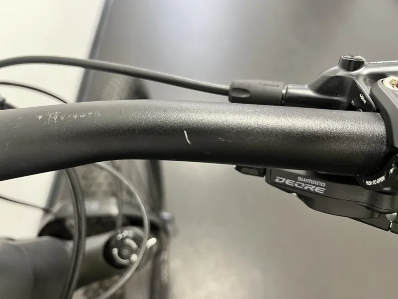 EX DEMO Trek E-Caliber 9.6 Electric Mountain Bike X-Large 2024 in Grey and Black-3